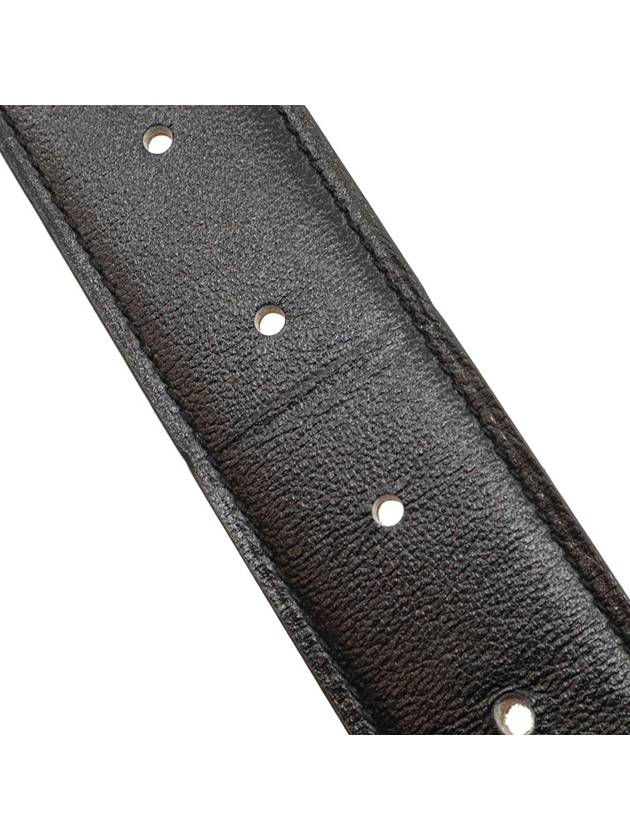 Silver dot buckle 32MM Noah Orange Togo calfskin reversible double sided men s belt 90 - HERMES - BALAAN 5