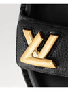 LV Sunset Flat Comfort Sandals Black - LOUIS VUITTON - BALAAN 4