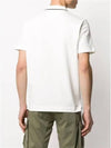 Classic Logo Polo Short Sleeve Tee White - CP COMPANY - BALAAN 2