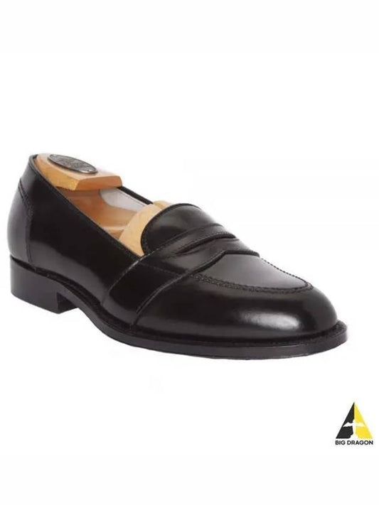 6845 Full Strap Loafer Black Shell Cordovan - ALDEN - BALAAN 1