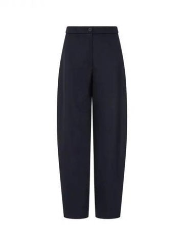 Women s Wool Blend Balloon Pants Navy 270775 - EMPORIO ARMANI - BALAAN 1