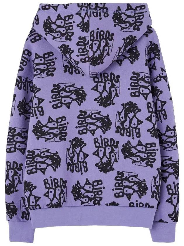 Kids Bird All over Hoodie Purple F24024 226FK - THE ANIMALS OBSERVATORY - BALAAN 3