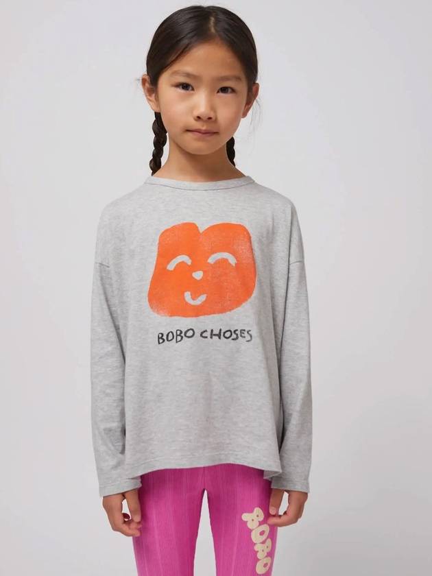 Children s Long Sleeve T Shirt Joyful Face B125AC136 - BOBO CHOSES - BALAAN 4