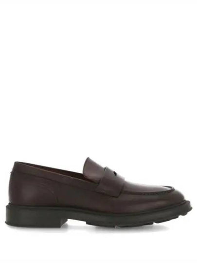 Travis Penny Leather Loafers Dark Brown - LORO PIANA - BALAAN 2