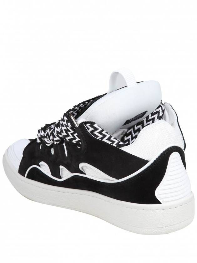 Lanvin Sneakers In Leather, Fabric And Suede - LANVIN - BALAAN 4