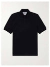 Cotton Jersey Polo Shirt Black - BRUNELLO CUCINELLI - BALAAN 2