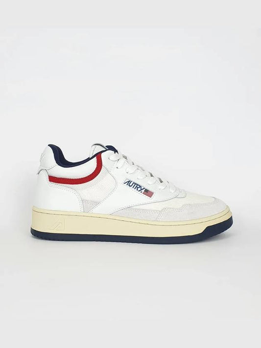 Open Mesh Mid Low Top Sneakers White - AUTRY - BALAAN 2