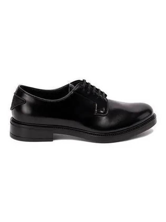 Triangle logo loafers black 2EG394 055 - PRADA - BALAAN 1