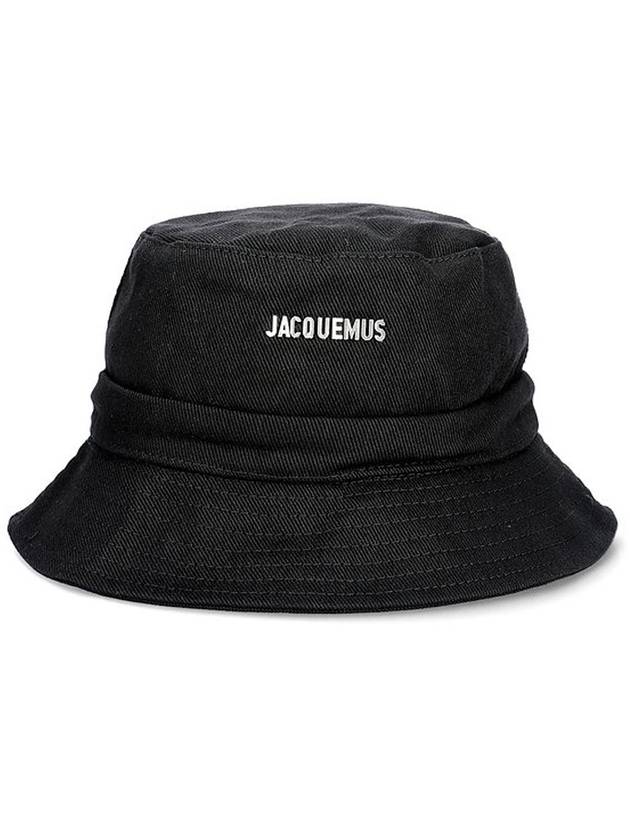 Le Bob Gadjo Bucket Hat Black - JACQUEMUS - BALAAN 2