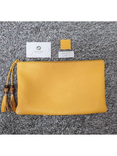 Bamboo tassel clutch bag - GUCCI - BALAAN 2