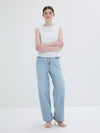 String washed denim pantsLight Blue - REAL ME ANOTHER ME - BALAAN 1