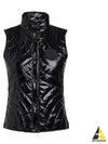 Women's Quilted Nylon Coated Merino Wool Line Snap Vest Black - G/FORE - BALAAN 2