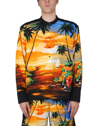 Men's Hawaiian Print Nylon Sweatshirt - DOLCE&GABBANA - BALAAN 2