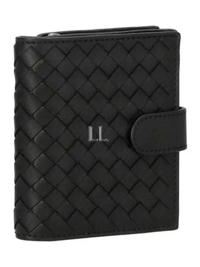 Intrecciato Half Wallet Black - BOTTEGA VENETA - BALAAN 2