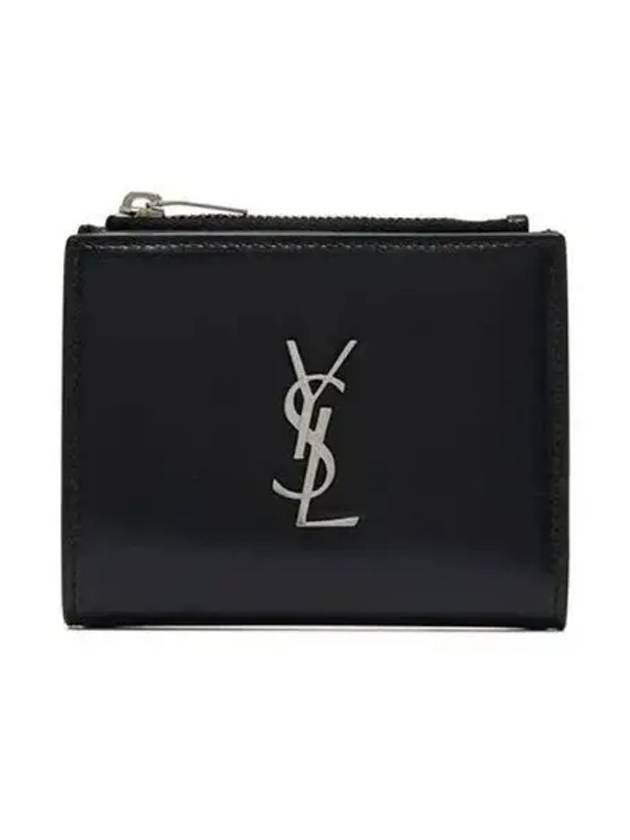 Monogram Half Wallet Black - SAINT LAURENT - BALAAN 2