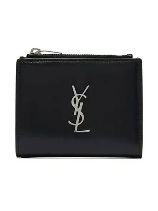 Monogram Half Wallet Black - SAINT LAURENT - BALAAN 2