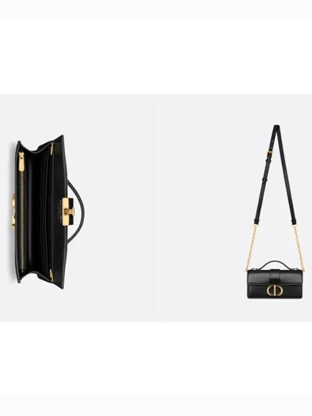 Miss Montaigne Smooth Calfskin Mini Bag Black - DIOR - BALAAN 7