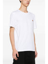 Maison Kitsune Fox Head Patch Classic T Shirt White - MAISON KITSUNE - BALAAN 3