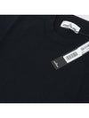 Light Wool Crewneck Knit Top Dark Navy - STONE ISLAND - BALAAN 7