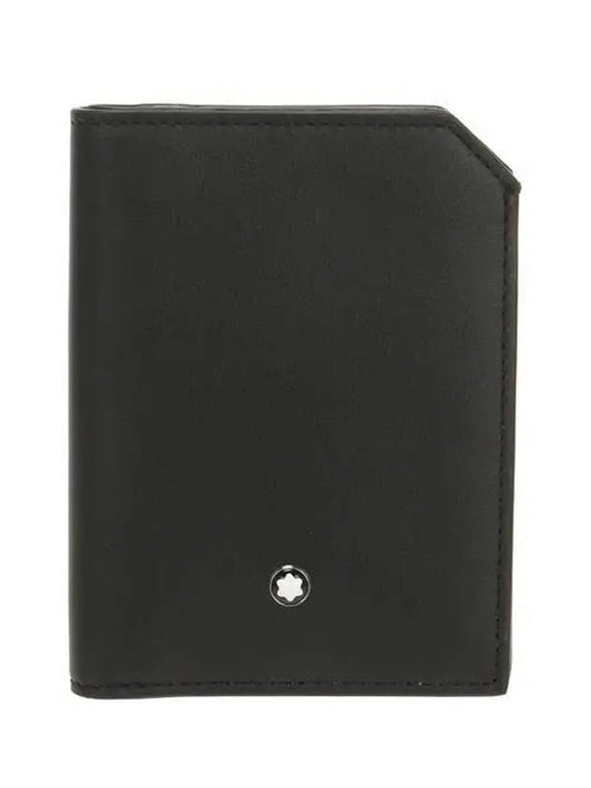 Meisterstuck Soft Mini Wallet 4CC Black - MONTBLANC - BALAAN.