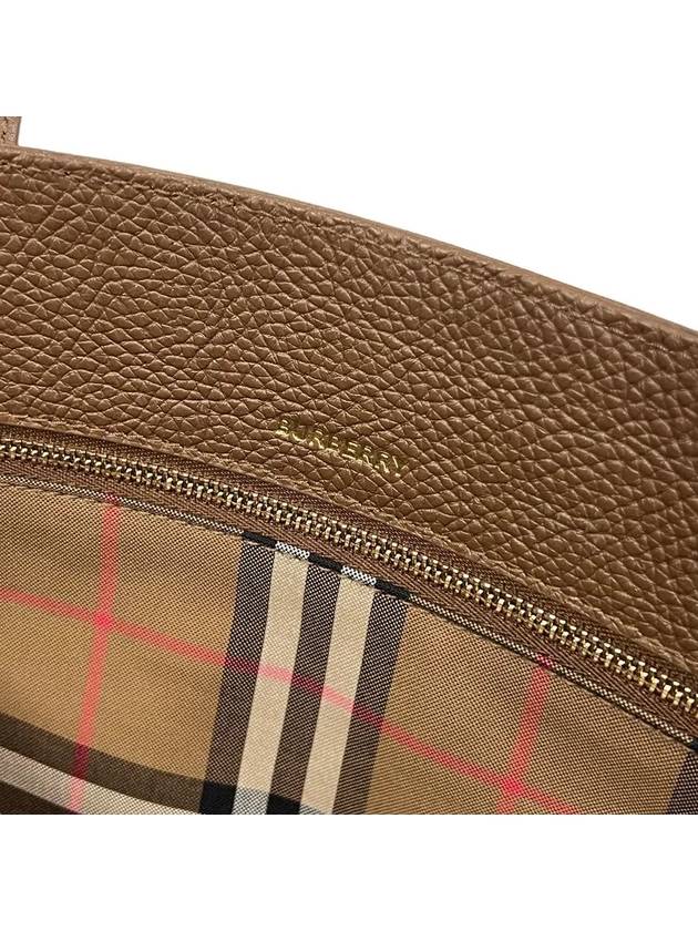 London Shopper Tote Bag Brown - BURBERRY - BALAAN 9