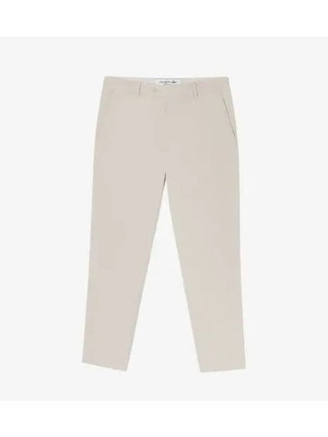 Men s Chuyeonsa Chino Pants Beige - LACOSTE - BALAAN 1