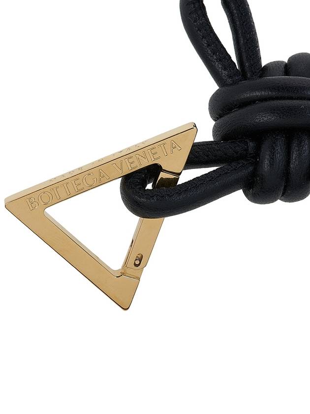 Triangle Nappa Key Holder Black - BOTTEGA VENETA - BALAAN 7