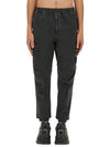 Stretch Cotton Cargo Straight Pants Grey - STONE ISLAND - BALAAN 1