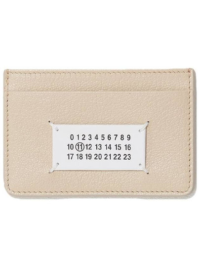 Number Logo Card Wallet Beige - MAISON MARGIELA - BALAAN 2