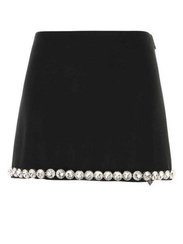 Short Skirt P164YRSOOO155R F0002 Black - PRADA - BALAAN 1