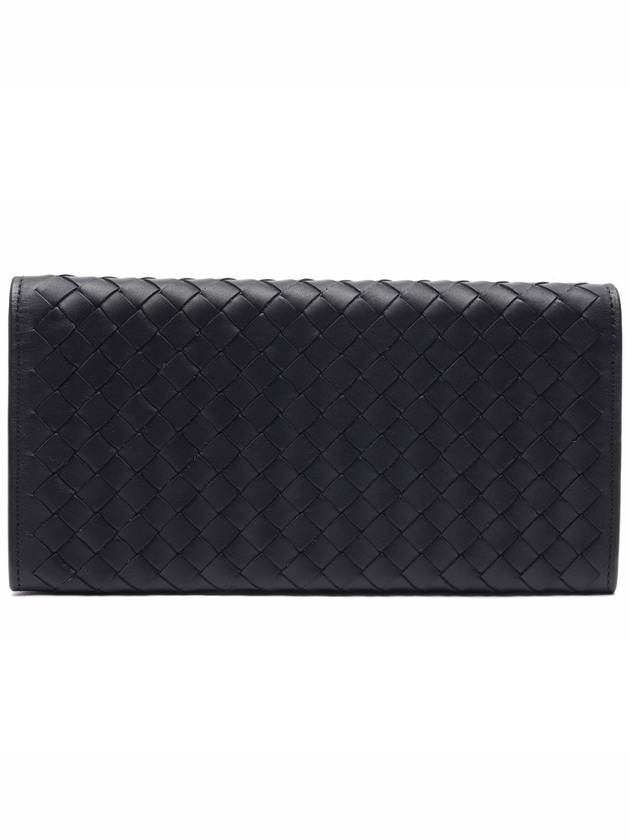 Intrecciato Long Wallet Black - BOTTEGA VENETA - BALAAN 5