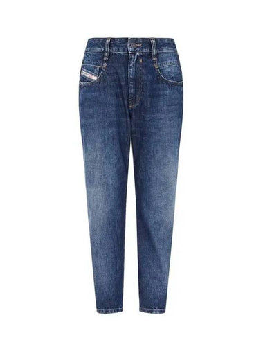 Women's Seam Line Washed Boyfriend Jeans D FAYZA Washed Indigo 270330 - DIESEL - BALAAN 1