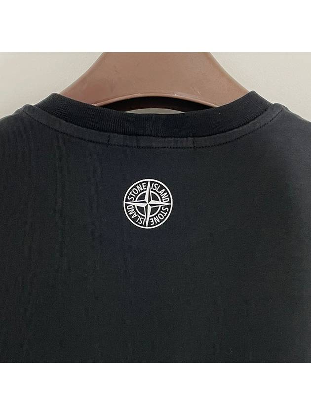 Kids Junior T Shirt 791621151V0029 Black - STONE ISLAND - BALAAN 6