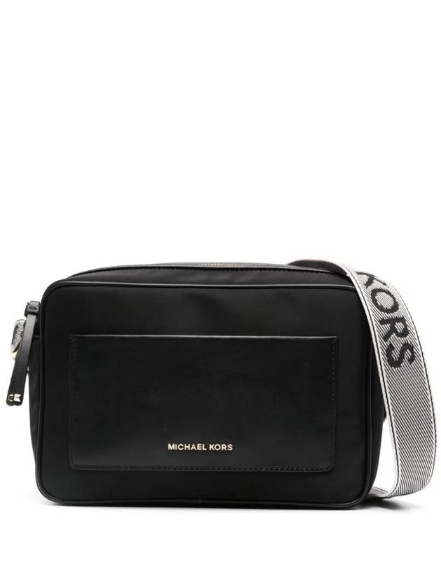 Jet Set Lettering Logo Cross Bag Black - MICHAEL KORS - BALAAN 1