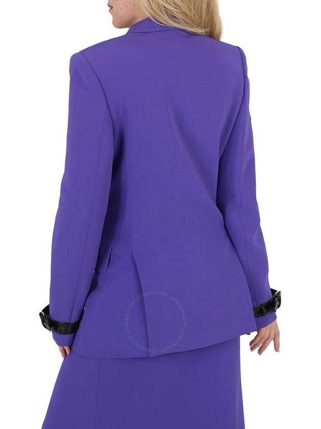 Moschino Ladies Purple Double-Breasted Blazer, Brand Size 38 (US Size 4) - MOSCHINO - BALAAN 3