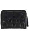 Numbers Motif Padded Leather Coin Purse Black - MAISON MARGIELA - BALAAN 3