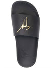 Zanotti Women's Gold Logo Slippers - GIUSEPPE ZANOTTI - BALAAN 2