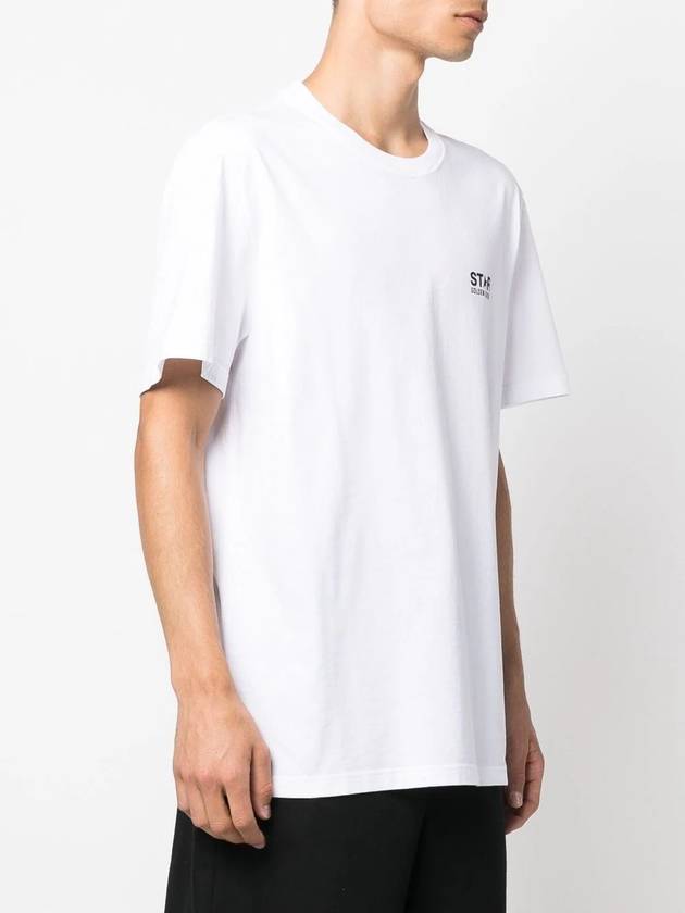 Star Collection Logo Short Sleeve T-Shirt White - GOLDEN GOOSE - BALAAN 5