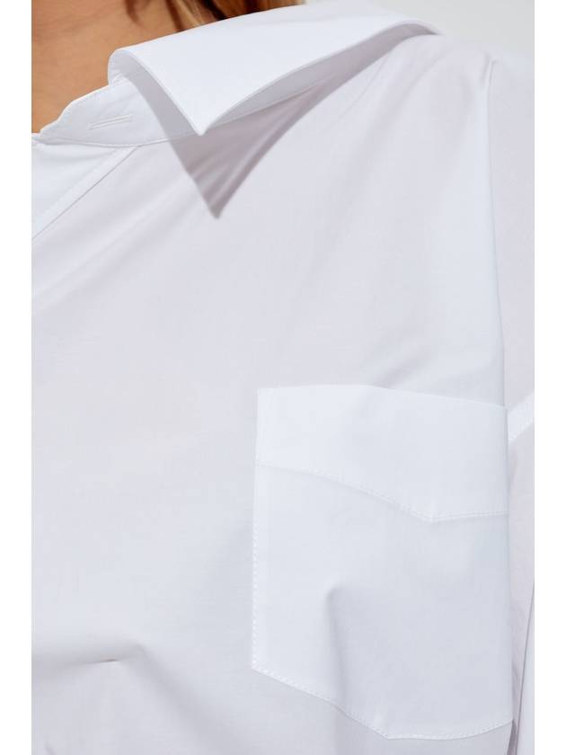 Moschino Shirt With Pocket, Women's, White - MOSCHINO - BALAAN 5