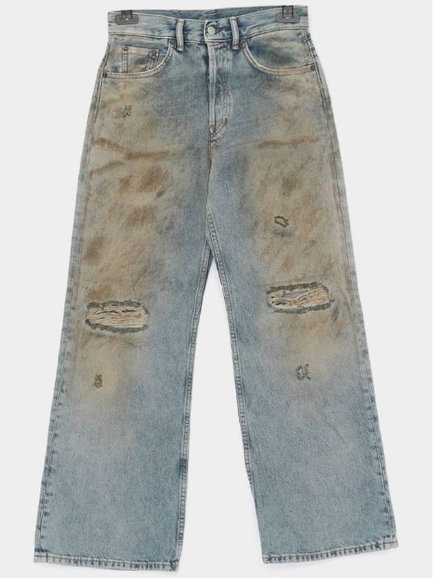 Loose Fit Wide Jeans Light Blue - ACNE STUDIOS - BALAAN 3