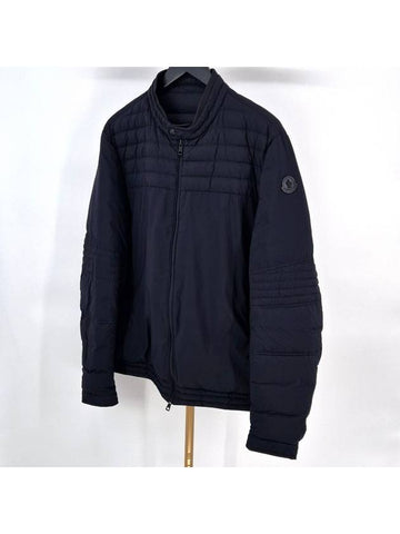 Black Waffen Padded Jumper Navy Size 6 - MONCLER - BALAAN 1