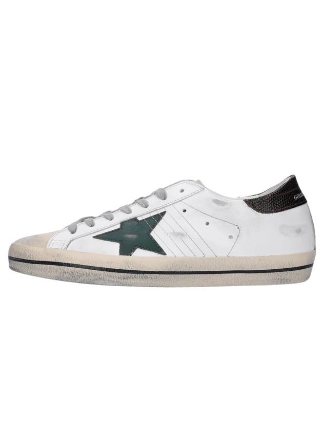 Superstar Brown Tab Low Top Sneakers White - GOLDEN GOOSE - BALAAN 1