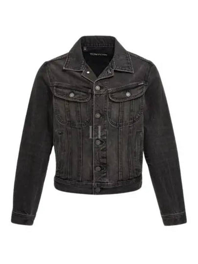 Denim Jacket Black - TOM FORD - BALAAN 2