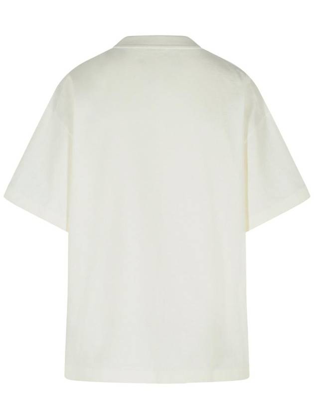 Jil Sander White Cotton T-Shirt - JIL SANDER - BALAAN 3