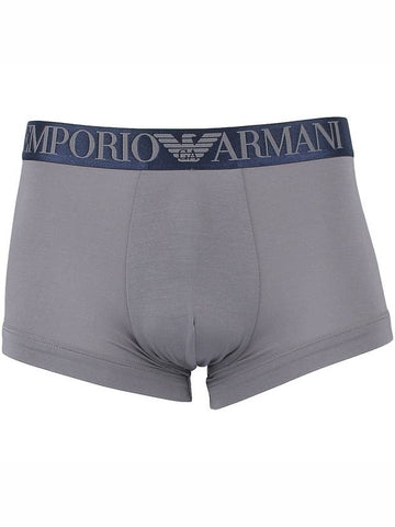 Soft Modal Boxer Briefs Gray - EMPORIO ARMANI - 1