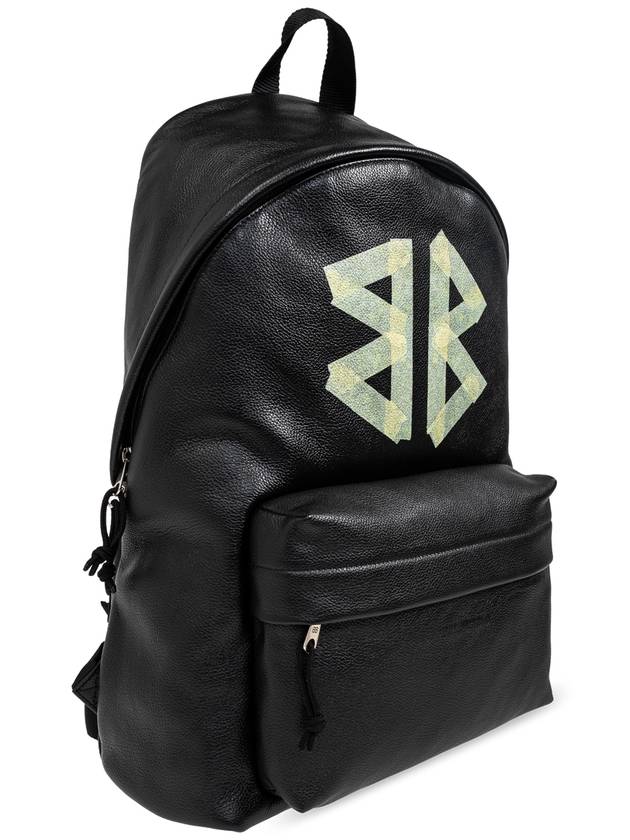 Balenciaga Leather Backpack, Men's, Black - BALENCIAGA - BALAAN 4