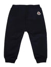 Moncler Baby Logo Three Stripes Track Pants Navy - MONCLER - BALAAN 2