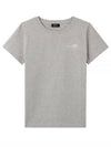 Item Logo Crew Neck Short Sleeve T-Shirt Grey - A.P.C. - BALAAN 2