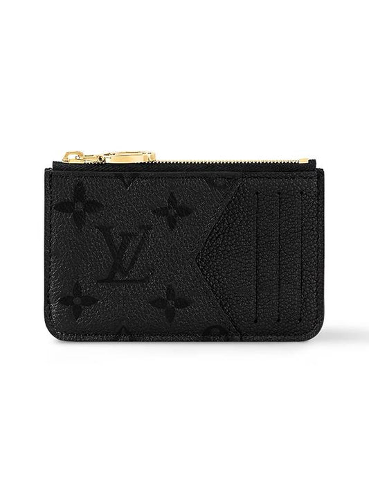 Romy Monogram Leather Card Wallet Black - LOUIS VUITTON - BALAAN 2