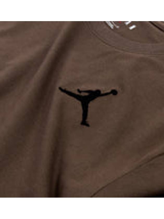 Jordan Jumpman Crew Neck Short Sleeve T Shirt Brown - NIKE - BALAAN 3